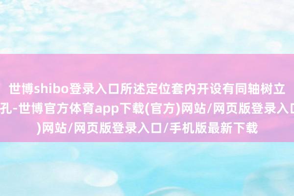 世博shibo登录入口所述定位套内开设有同轴树立的定位凹台和螺纹孔-世博官方体育app下载(官方)网站/网页版登录入口/手机版最新下载