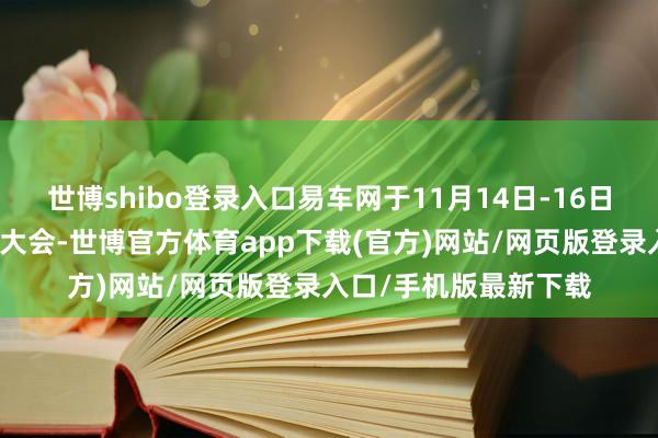 世博shibo登录入口易车网于11月14日-16日举办了三天超等评测大会-世博官方体育app下载(官方)网站/网页版登录入口/手机版最新下载