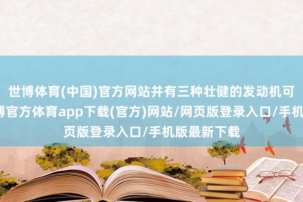 世博体育(中国)官方网站并有三种壮健的发动机可供领受-世博官方体育app下载(官方)网站/网页版登录入口/手机版最新下载