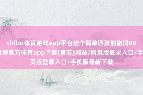 shibo体育游戏app平台这个简单四肢能撤消80%以上病毒-世博官方体育app下载(官方)网站/网页版登录入口/手机版最新下载